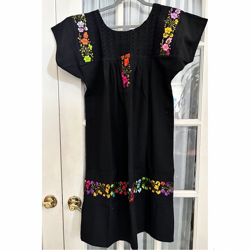 Mexican Embroidered Tunic Dress